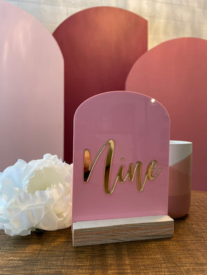Arch Table Number