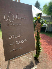 Welcome to the Wedding of... Sign