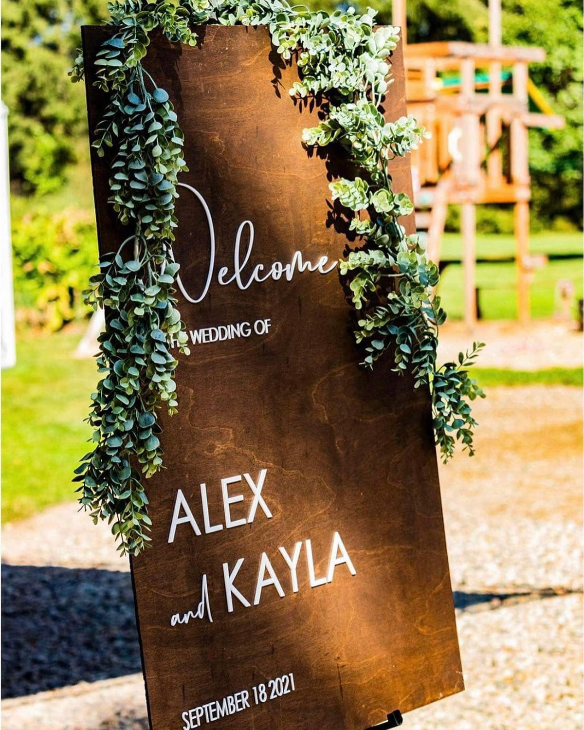 Welcome to the Wedding of... Sign